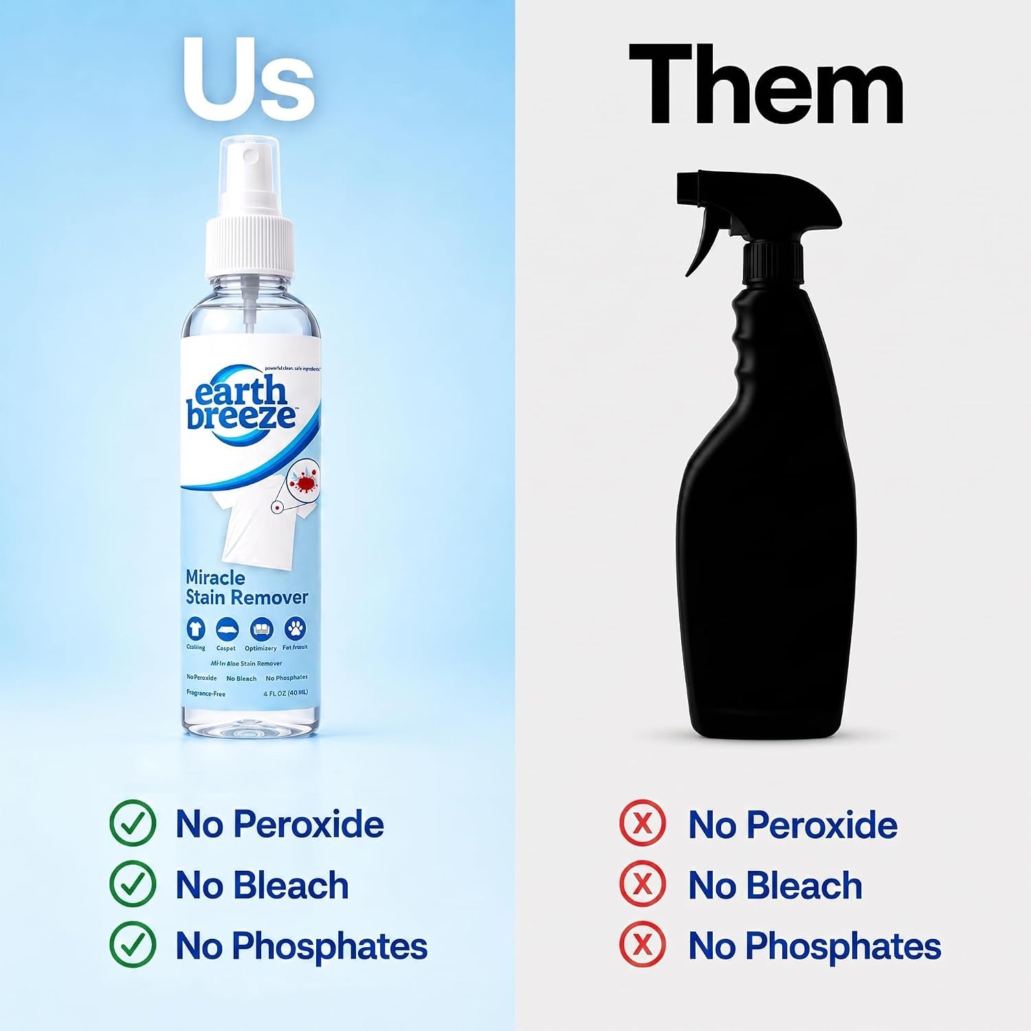 Miracle Stain Remover Spray 4 fl oz – All-in-One Household Stain Remover, No Harsh Chemicals