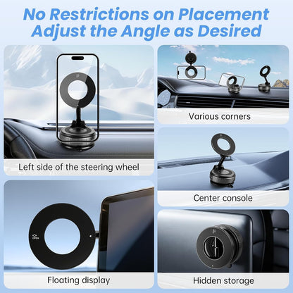 360° Magnetic Phone Holder for MagSafe – Adjustable Foldable Desk Stand